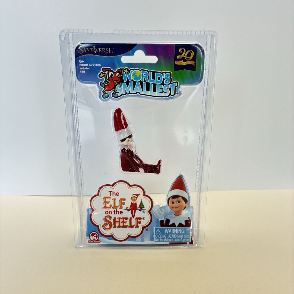 World’s Smallest 4”  Elf On The Shelf Christmas New In Package